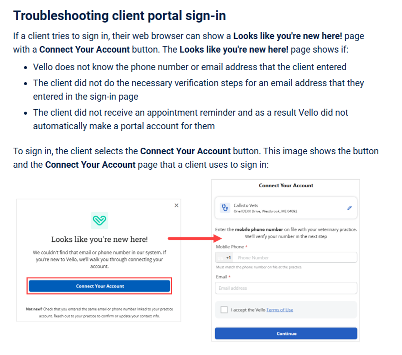 login steps